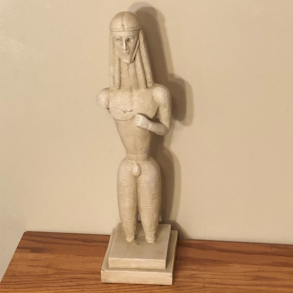 Kouros Greek male statue (replica, 14.5”)